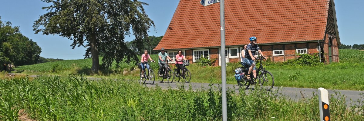 Radfahrer an der Klein-Bokerner Straße