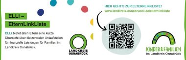 Logo ElternLinkListe verschiedenen Logos und Texte