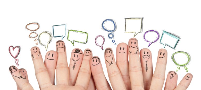 Social network concept Social network concept