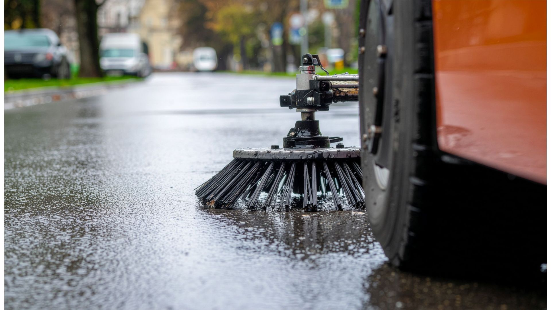 Straßenkehrmaschine