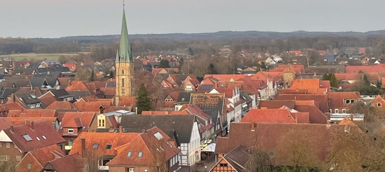 Luftaufnahme Innenstadt Fürstenau