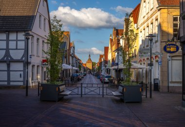 Innenstadt bei abendlichen Sonnenlicht