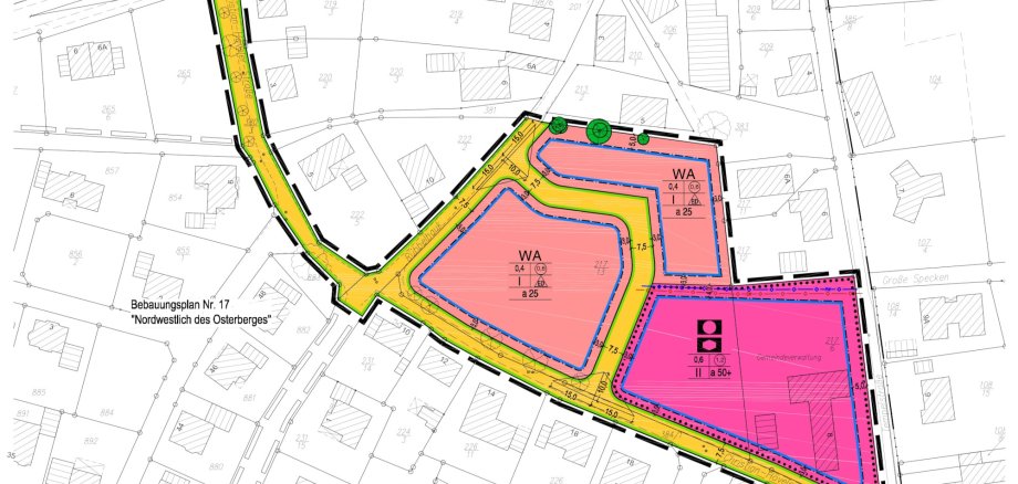 Bebauungsplan Berge-Mitte Bebauungsplan Berge-Mitte