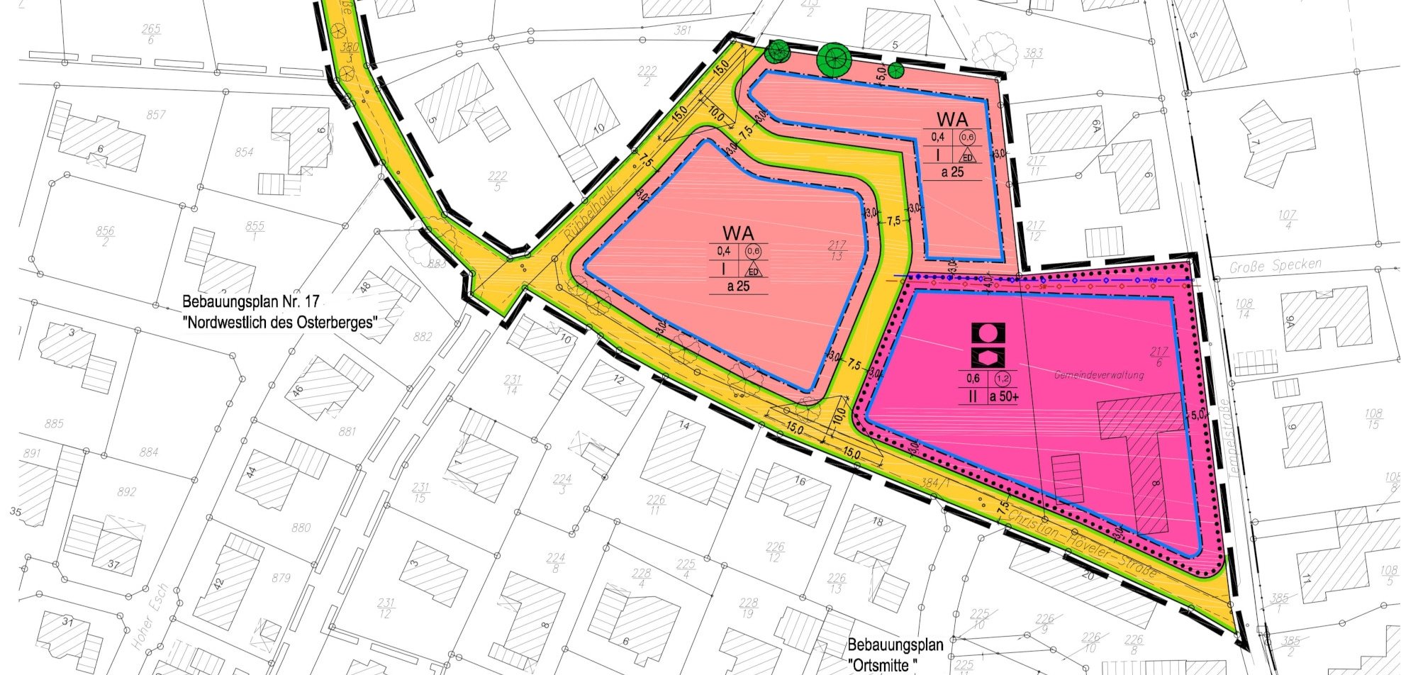 Bebauungsplan Berge-Mitte